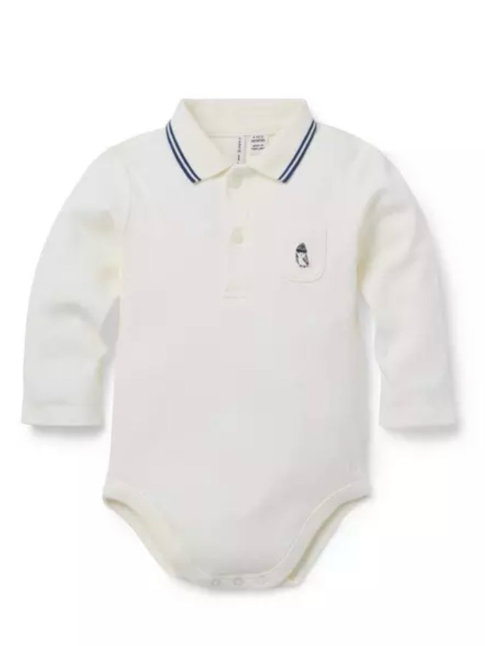 Janie and Jack Baby Owl Polo Bodysuit 18-24M